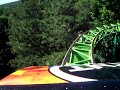 The Mind bender from SFOG. You can see that at the end of the ride I almost dropped the camera. They did something to the braking system so that it stops much more abruptly. You can even hear the guy next to me say 