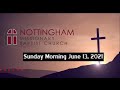Sunday Morning June 13, 2021