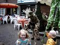 \"Giraffen\"op Festipet in Udenhout.