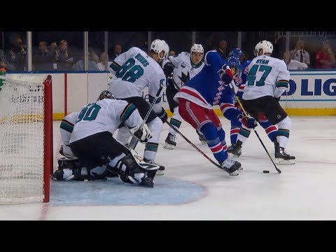 Brett Howden pots backhander between his legs