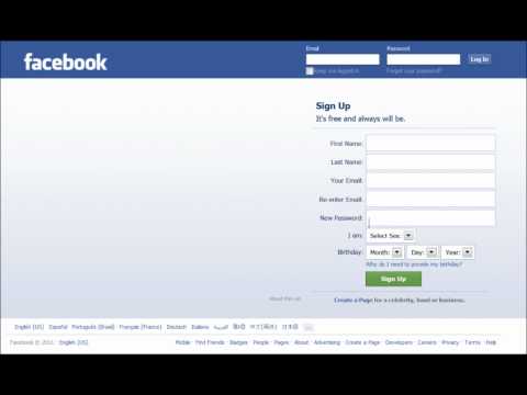 how to login to a facebook page