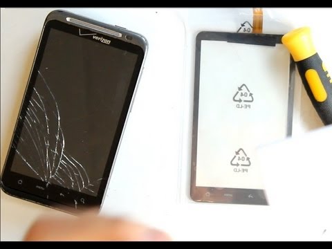 how to repair screen htc one v