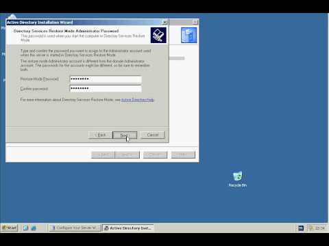 Windows Server 2003 - Active Directory Installation