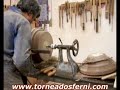 torneado en madera \"peana de columna\"