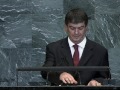 Presidenti i Shqiperise Bamir Topi ne OKB