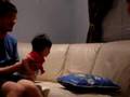 Jakin and Arella playing