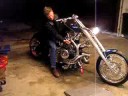Cold start cycles JRL model radial engine motorcycle - YouTube