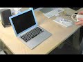 Unboxing a MacBook Air