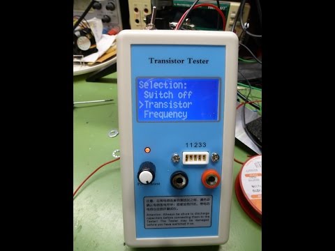 Transistortester mit Extra-Features von banggood.com. SEHR GUT!