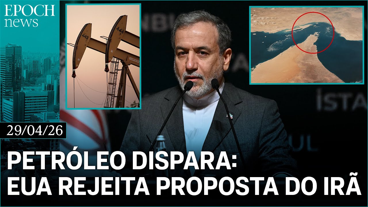 🔴 Trump sinaliza bloqueio prolongado; Brent a cerca de US$120; Sabatina de Messias e+