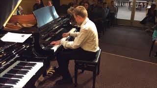 Student Plays Moonlight Sonata by Beethoven