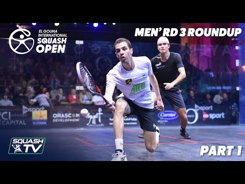 Squash: El Gouna International 2019 - Men's Rd 3 Round Up [Pt.1]