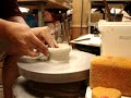 Off-centered cup