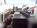 rc car arbeitende vorderachse, sicht aus cockpit