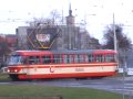 Cvičná tramvaj v Praze na Vítězném náměstí