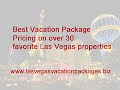Las Vegas Vacation Packages