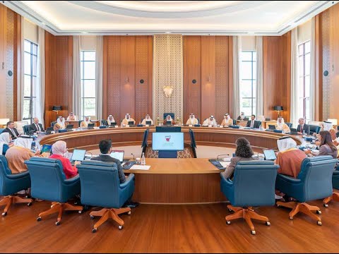 HRH the Crown Prince and Prime Minister chairs the weekly Cabinet Meeting