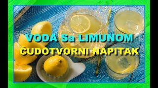 Voda sa limunom – čudotvorni napitak