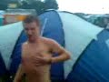 zwarte cross 2008 glije op de camping plankgas