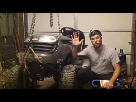 how to replace the belt on a craftsman lt1000