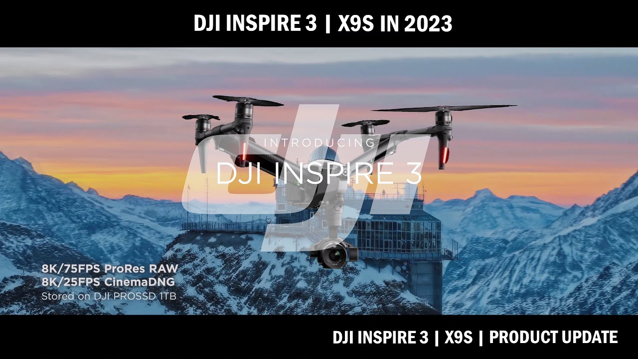 DJI Inspire 3 - Introduction - Part 13 - X9 8K full frame camera with dual native ISO of 800 - 4000