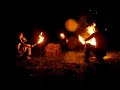 Strawbale fire test