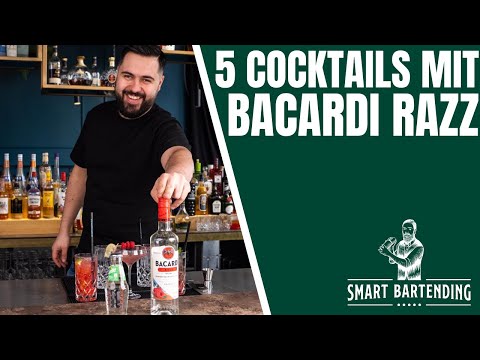 Cocktailideen mit Bacardi Razz