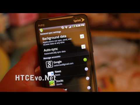 how to save battery on htc evo v