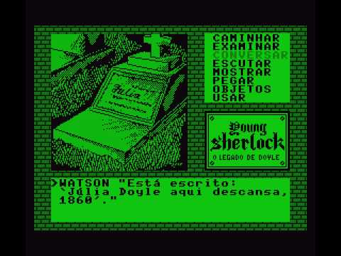 Young Sherlock - The legacy of Doyle (1987, MSX, Pack-In-Video)