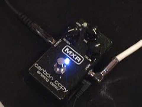 gearmanndude MXR Carbon Copy Delay pedal demo