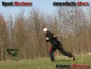 Slinging : 30 meters distance.Sling stone / HighQuality