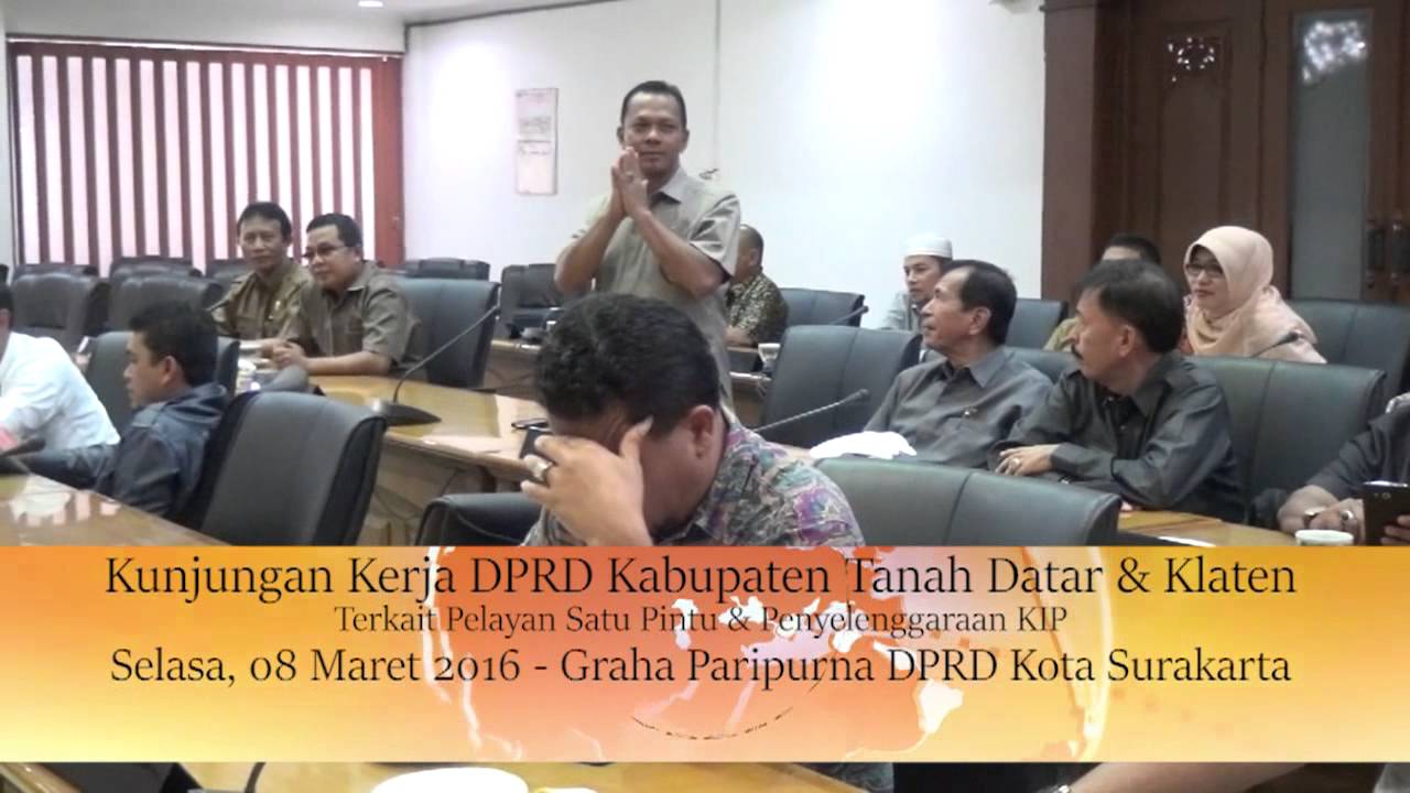 Selasa 08 Maret 2016 Kunjungan Kerja DPRD Kabupaten Tanah Datar & Klaten