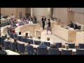 mona sahlins anförande partiledardebatten 11 juni 2008
