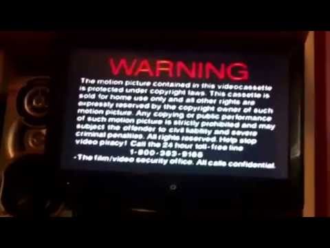 Opening to Scream 1997 VHS