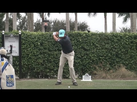 Matt Kuchar 2013 Driver Golf Swing Face On Slow Motion