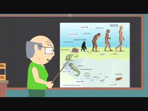 garrison - South Park S10E12 Vas y Dieu ! Vas y partie 1 Théorie de l'évolution par Mme Garrison.
