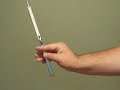 Balisong Instructional : basic backhand twirl