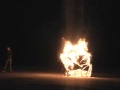 skull aflame