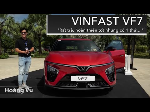 Thực tế VinFast VF7: Rất trẻ, hoàn thiện tốt nhưng có 1 thứ… cả thích/cả không! |XEHAY.VN|