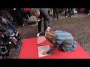 Onthulling tegels op filmboulevard