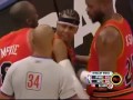 Allen Iverson gets angry and throws the ball to the Referee...Gets T'd up and FAKE the referee