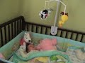 Katarina in her crib
