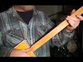 Bluesboy Jag cigar box guitar lesson 4 hand made 4 string cigar box guitar