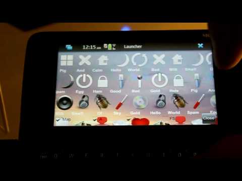 Elementary (Enlightenment widget set for touchscreen devices) running with the software engine