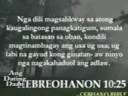 Bakit may araw na Sabado ang pagtitipon ng Ang..?
