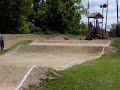 Kaylin Massie and Lindsey Noble racing in class at the Morenci BMX Michigan State Qualifier double point race 2003