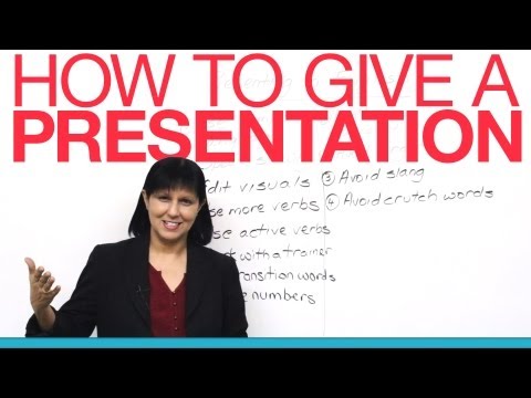 how to perform presentation