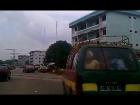 Conakry - riding thru conakry guinea.