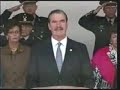 cadet of the heroic military academy  gives a speech