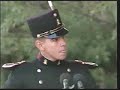 Cadet of the Heroic Military Academy  gives a speech